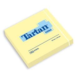 Post-it 3M Tartan 76x76 mm Galben 100 File