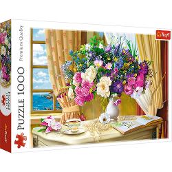 Puzzle cu 1000 de piese Trefl - Flowers In The Morning 10526