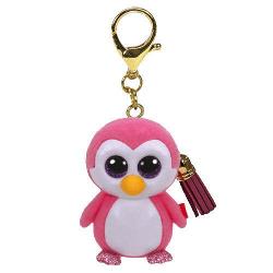 Breloc de plus Mini BOOS GLIDER Pinguinul roz TY25072