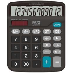 Calculator de birou MG, cu 12 Digits, alimentare solara si baterie ADG98766