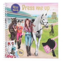 Carte de colorat si decorat cu stickere Miss Melody - Dress Me Up 2205 1 11930