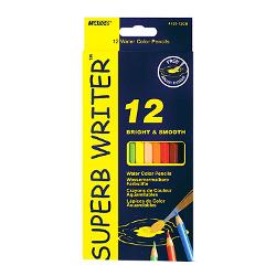 Creioane colorate cu 12 culori, tip acuarele, cu pensula, Marco 4120-12CB 5218