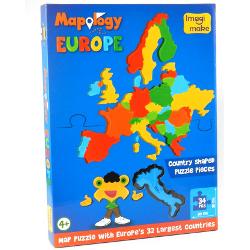 Puzzle educativ din spuma EVA Harta Europei MP11