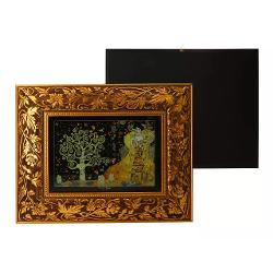 Tablou din sticla – Klimt, Adele si Pomul vietii, 17.7×24.6 cm 2629051 17.7x24.6 imagine 2022