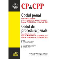 Codul penal. Codul de procedura penala 12 iunie 2022