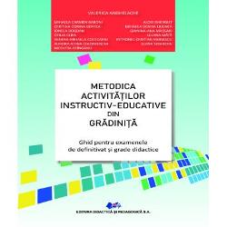 Metodica activitatilor instructiv-educative din gradinita (editia a II-a) activitatilor imagine 2022