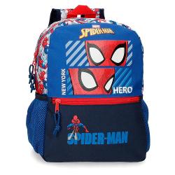 Ghiozdan 32 cm, adaptabil, pentru clasa 0, Spiderman Hero, 25x32x12 cm