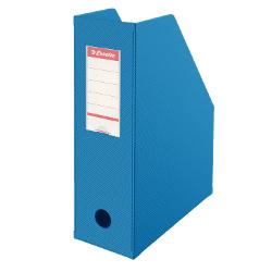 Suport vertical Esselte VIVIDA, pentru documente, PVC, A4, 100 mm, albastru
