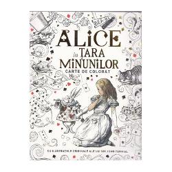 Alice in tara minunilor. Carte de colorat clb.ro imagine 2022