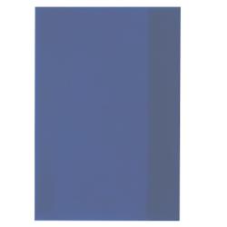 Coperta pentru caiet A5, translucida, albastra