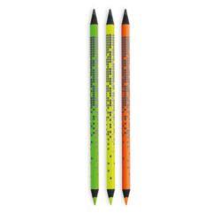 Creion grafit HB Jolly CRAZY NEON, cu 2 varfuri 3000-0597