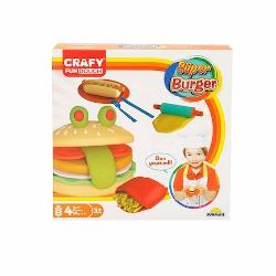 Set cu plastilina Pentru Super Burger Crafty S01002015