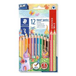 Creioane colorate Staedtler Noris Jumbo, 12 culori ST-129-NC12P1 imagine 2022