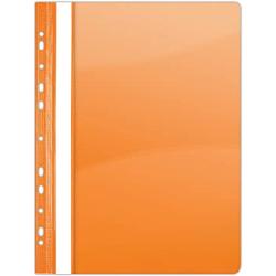 Dosar din plastic cu multiperforatii, portocaliu, Danau 1704001Pl 12