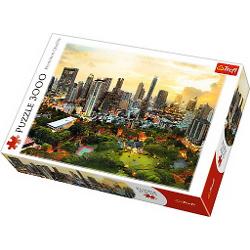 Puzzle cu 3000 de piese Trefl - Apus In Bangkok 33060