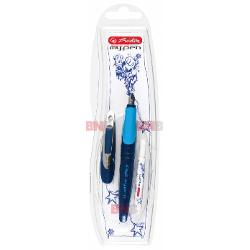 Stilou My.Pen penita M albastru inchis-portocaliu blister 1099976-1 HZ10999761