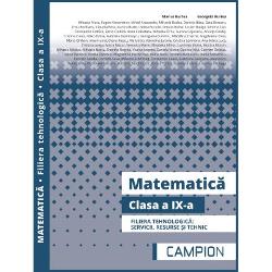 Matematica clasa a IX a. Filiera tehnologica
