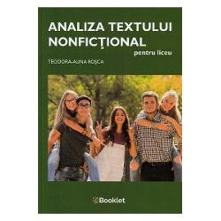 Analiza textului nonfictional pentru liceu