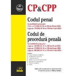 Codul penal. Codul de procedura penala 4 septembrie 2022