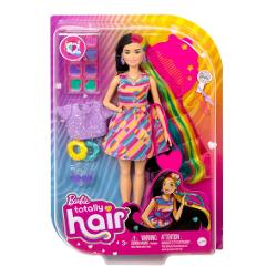 Papusa Barbie Totally Hair Bruneta MTHCM90
