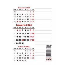 Calendar Triptic Cu Planner Magnetic