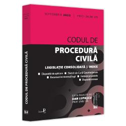Codul de procedura civila: septembrie 2022