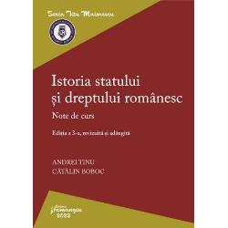 Istoria statului si dreptului romanesc (editia a III a)