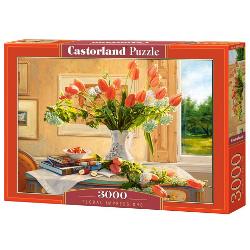 Puzzle cu 3000 de piese Castorland - floral impressions 300594