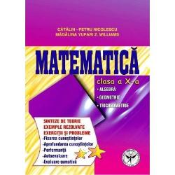 Culegere de matematica clasa a X a. Algebra, geometrie, trigonometrie