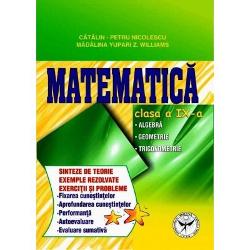 Top Publishing - Culegere de matematica clasa a ix a. algebra, geometrie, trigonometrie
