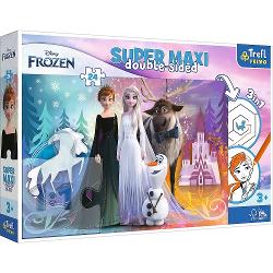 Puzzle Super Maxi cu 24 de piese Trefl Frozen 2 Regatul Inghetat 41000