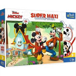 Puzzle Trefl Primo 24 Super Maxi Disney Mickey Si Prietenii 41012