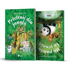 Prietenii din jungla + Un panda la scoala