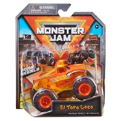 Monster Jam - masinuta metalica El Toro Loco scara 1:64