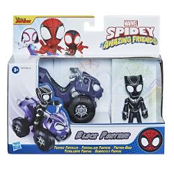Set cu vehicul si figurina Black Panther, Spidey Prietenii Extraordinari F1459_F1943