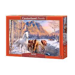 Puzzle cu 500 de piese Castorland - Winter Melt
