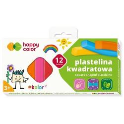 Plastilina scolara 12 culori Happy Color 2114K12