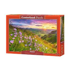 Puzzle cu 500 de piese Castorland - Harebelles at Sunride 53681
