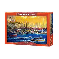 Puzzle cu 500 de piese Castorland - San Francisco Harbour 53735
