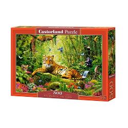 Puzzle cu 500 de piese Castorland - His Majesty The Tiger 53711