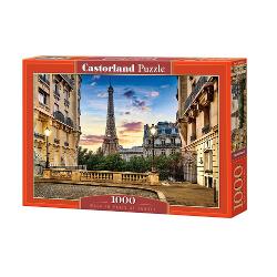 Puzzle cu 1000 de piese Castorland - Walk in Paris at sunset 104925