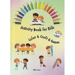 Activity book for kids. color, craft, games