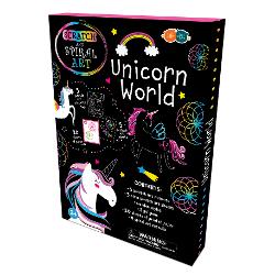 Set creatie Scratch Spiral - Lumea unicornilor BB181