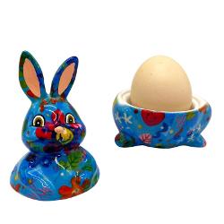 Decoratiune ceramica - Suport pentru ou, Iepuras Millie 148-00688
