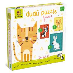 Puzzle cu 2, 3 si 4 piese, in rama, Ludattica - Animale de companie 20330