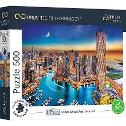 Puzzle Trefl unlimited fit technology cu 500 de piese - Dubai Emiratele Arabe Unite 37455