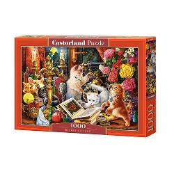 Puzzle cu 1000 de piese Castorland - Wizard Kittens