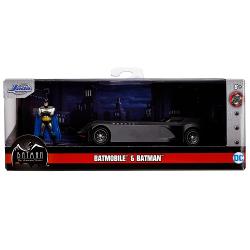 Masinuta metalica cu figurina Batman Animated Series Batmobile, scara 1:32