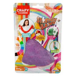 Nisip Kinetic Crafy 200 g, mov S00003603