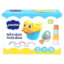 Jucarie pentru bebelusi - Ratusca Face Baie, Minibo INT6146